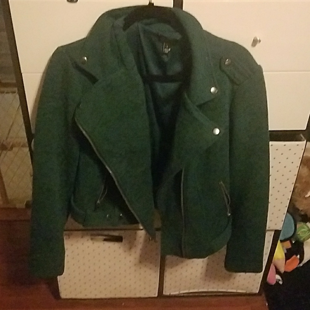 Green torrid moto jacket
